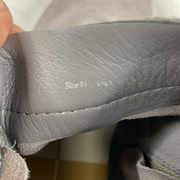 Dolce Vita Grey Suede Hidden Wedge Sneaker Booties - Picture 10 of 13